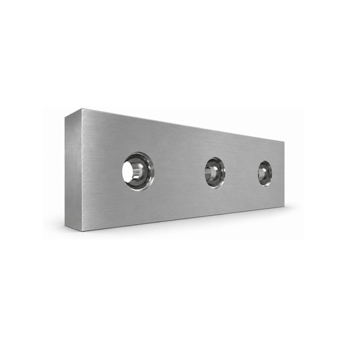 444×190×55 mm · Cuchilla de cizalla compatible con Lefort Koloss BL / Koloss TS