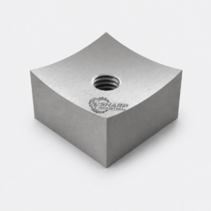 Cuchilla cuadrada 38x38x21 mm M12 para Herbold y Palbase con logotipo completo Sharp Industrial grabado a láser