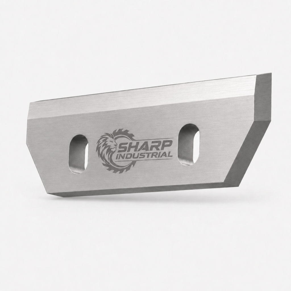 Cuchilla rotor Herbold SML 35/42 de 210x79x20 mm con logotipo completo Sharp Industrial grabado a láser