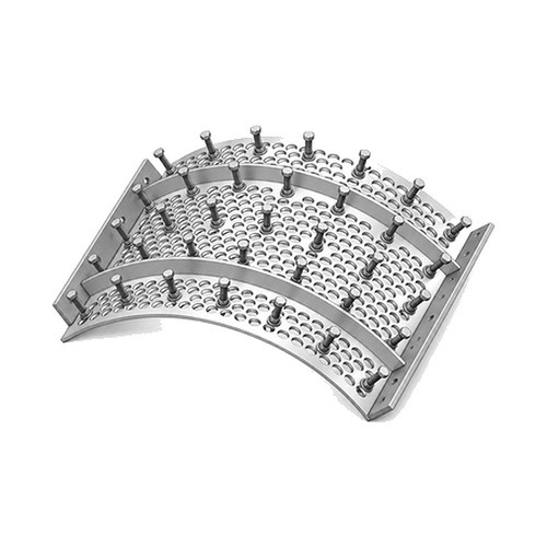 736×718×202×10 mm · Criba industrial compatible con STF
