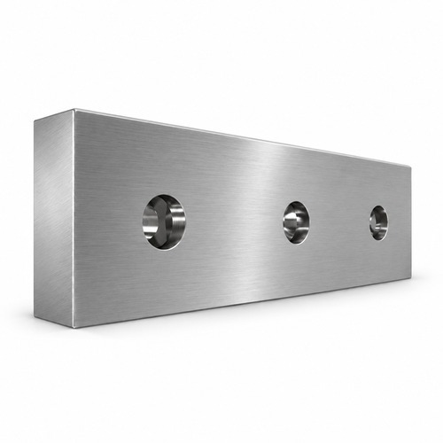 Producto 1500 — 3D acero satinado en acero satinado 3D, formato 500x500 px