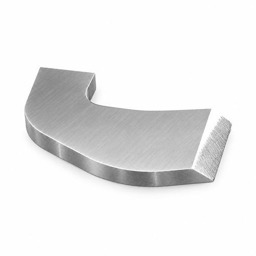 38×23×3,9 mm · Cuchilla para peletizador compatible con Starlinger recoSTAR / recoSTAR PET
