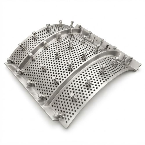 Producto 5640 en 3D de acero satinado