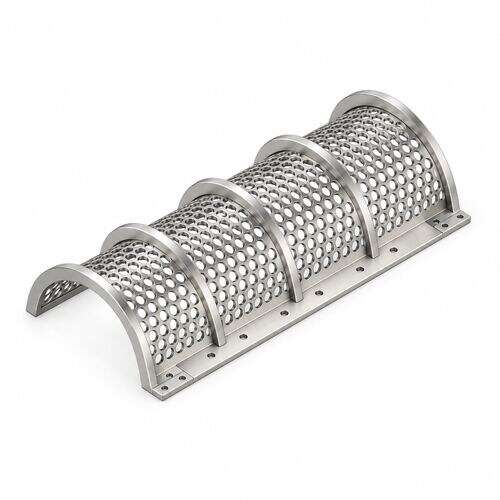 Producto 5902 en 3D de acero satinado