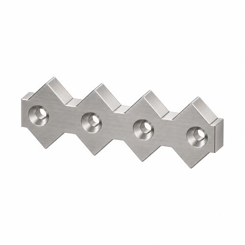 Producto 5909 en 3D de acero satinado