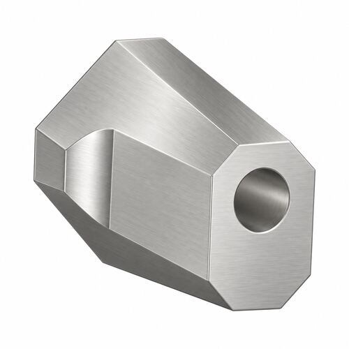 Producto 5913 en 3D de acero satinado