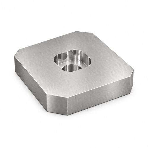 Producto 5918 en 3D de acero satinado