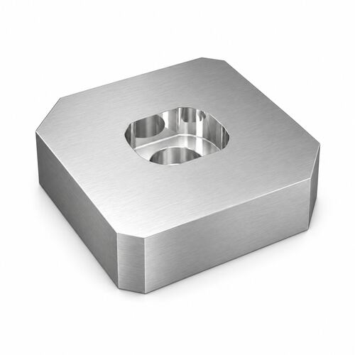Producto 5919 en 3D de acero satinado