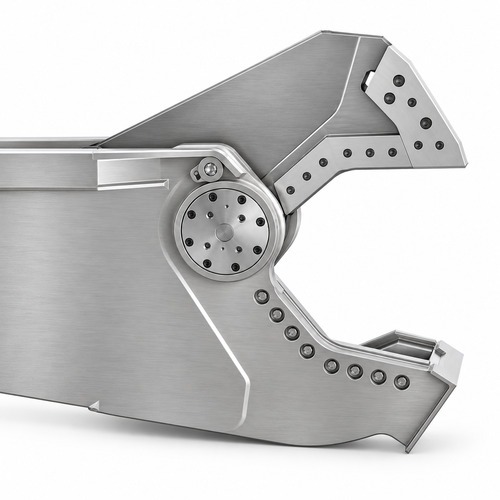 Máquina industrial 1528 en 3D de acero satinado