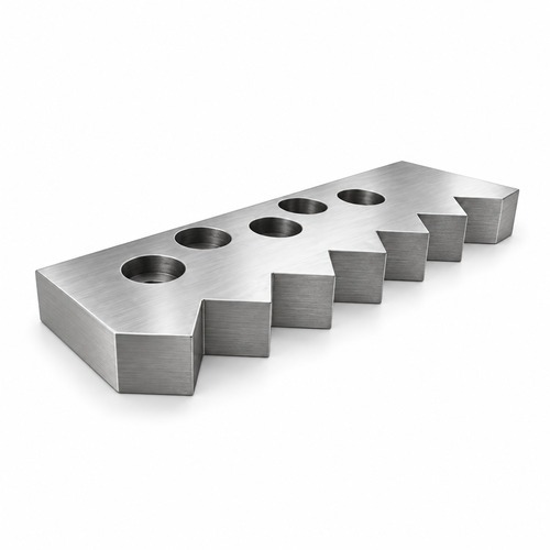 Cuchilla lateral Weima WLK 25 en acero satinado, imagen secundaria estandarizada