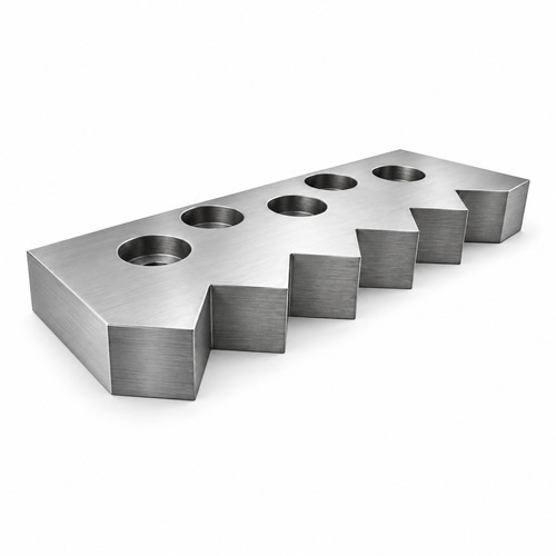 Cuchilla lateral Weima WLK 18 en acero satinado, imagen secundaria estandarizada