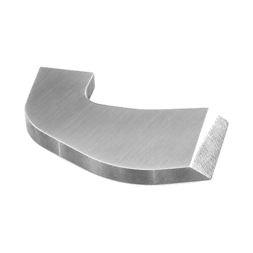 38×23×3,9 mm · Cuchilla para peletizador compatible con Starlinger recoSTAR / recoSTAR PET