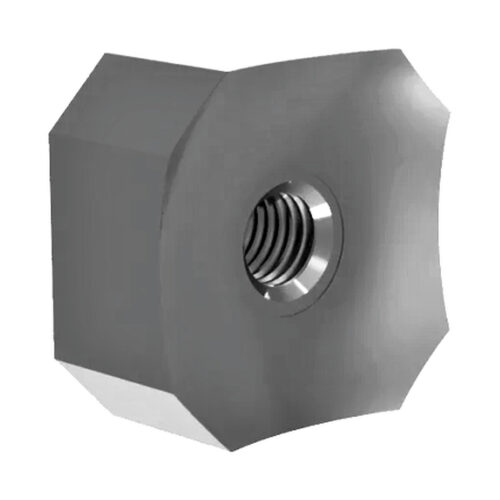 60×60×30 mm · Cuchilla octogonal compatible con Vecoplan VAZ – Sharp Industrial