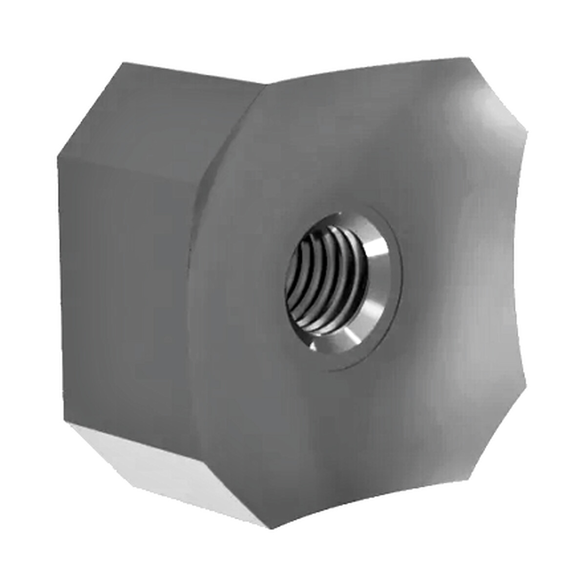 60×60×30 mm · Cuchilla octogonal compatible con Vecoplan VAZ – Sharp Industrial