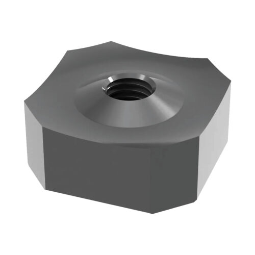 40×40×20,4 mm · Cuchilla octogonal compatible con Vecoplan V-ECO – Sharp Industrial