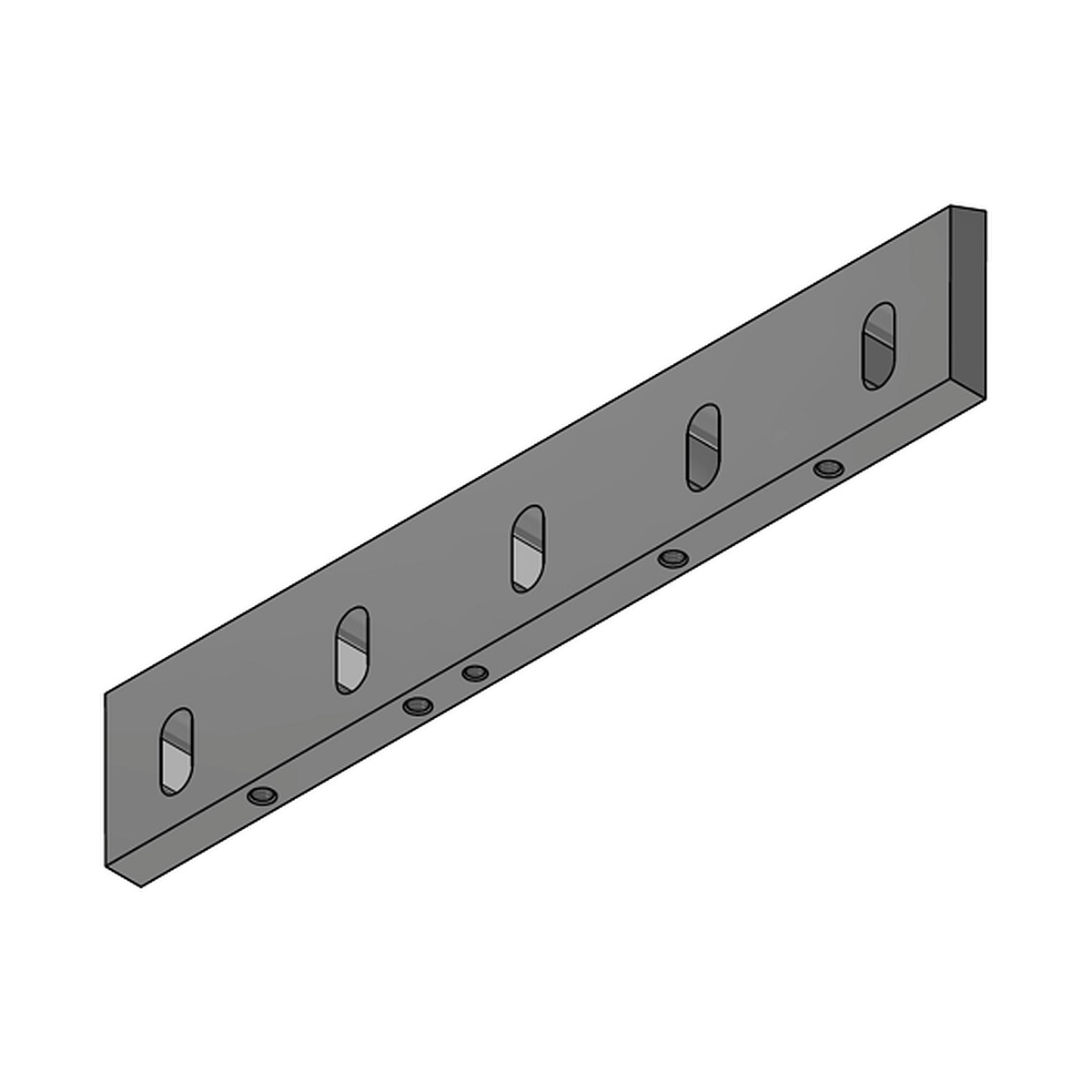 598×115×25 mm · Cuchilla de estátor compatible con FOLCIERI EASY POWER – Sharp Industrial