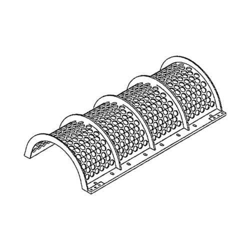 2044×1015×465 mm · Criba industrial compatible con Previero / Sorema PR 2800