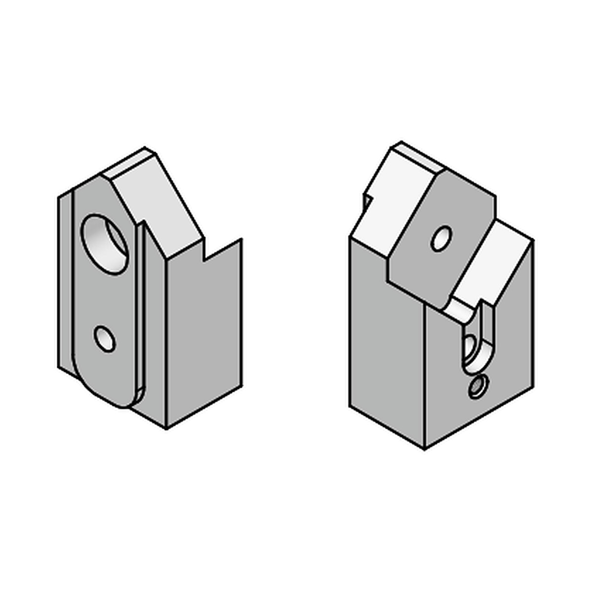 258×142×109 mm · Portacuchillas compatible con Bano MAC / PREMAC – Sharp Industrial