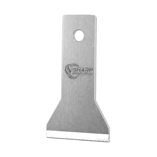 Cuchilla de peletizador Erema con logotipo completo Sharp Industrial grabado a láser