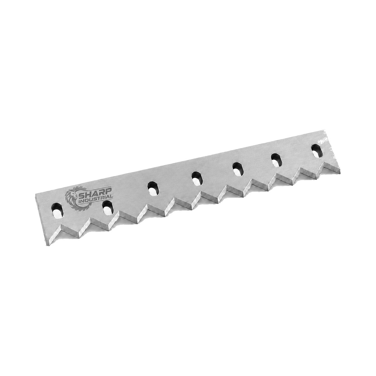 Contracuchilla serrada Palbase DS y Herbold HR con logotipo completo Sharp Industrial grabado a láser