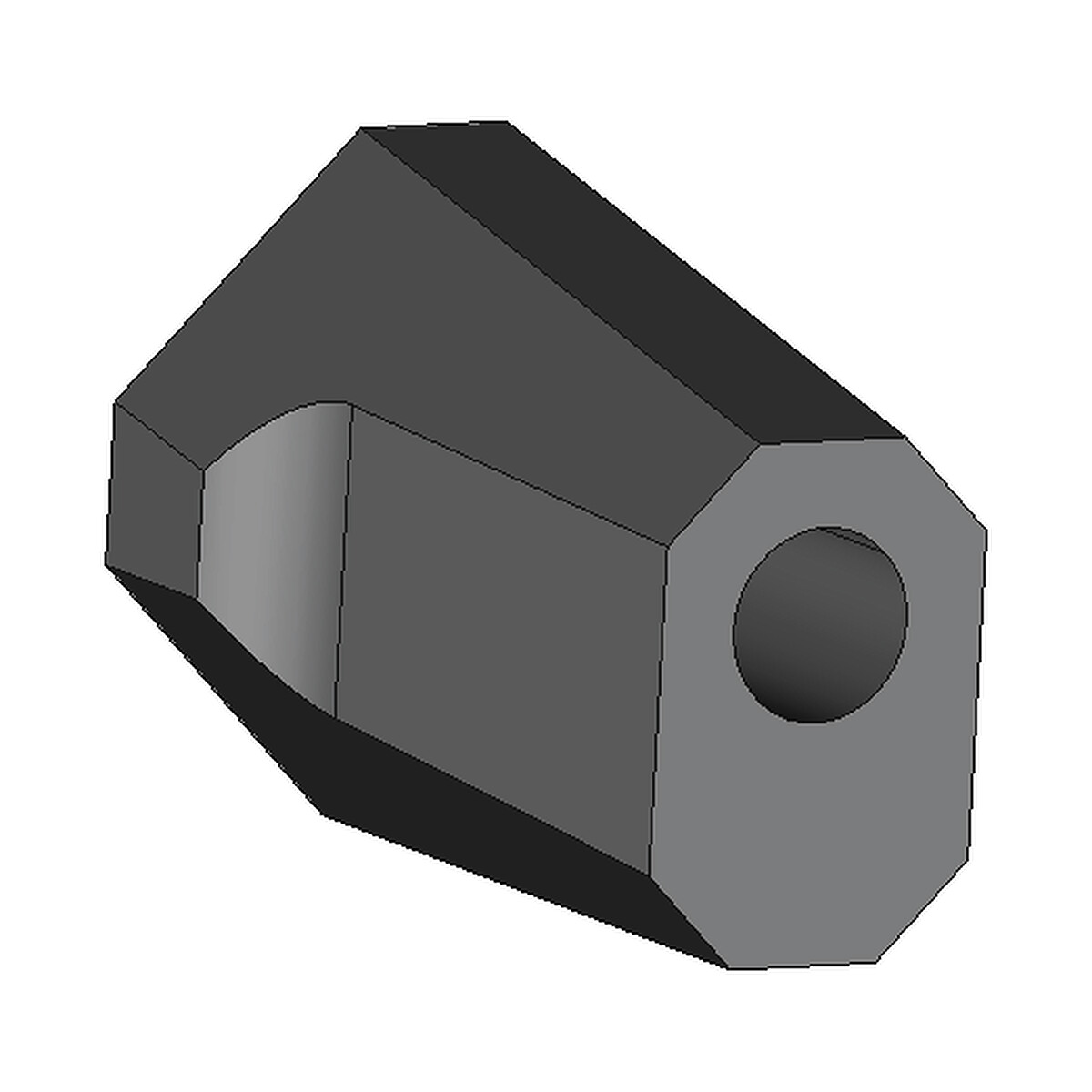 40×40×54 mm · Portacuchillas derecho compatible con Vecoplan V-ECO – Sharp Industrial