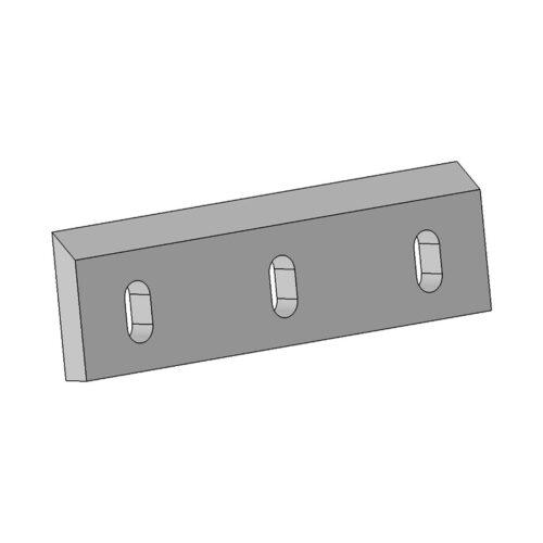 350×100×22 mm · Cuchilla de rotor compatible con Zerma GS – Sharp Industrial